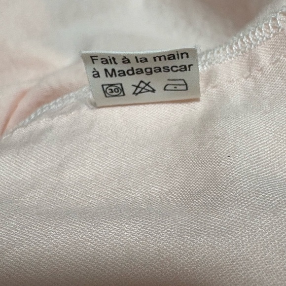 Aloaa Handmade Cotton Smocked Summer Pink Kids Dress Girl's Size 12 Months - Picture 6 of 8